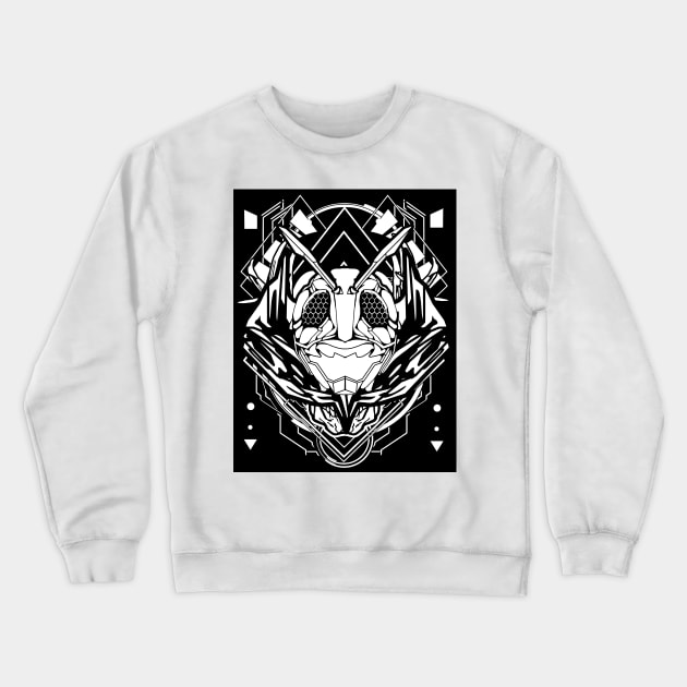 black ninja Crewneck Sweatshirt by garudadua